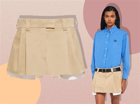 miu miu set dupe|miumiou skirt dupes.